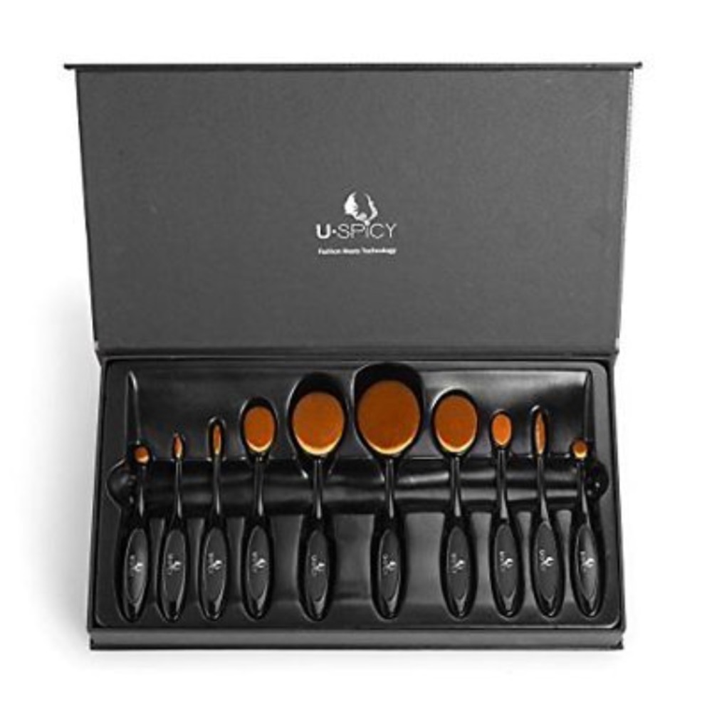 U Spicy 10pc makeup brush set